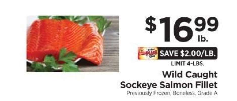 Wild-Caught Sockeye Salmon Fillet