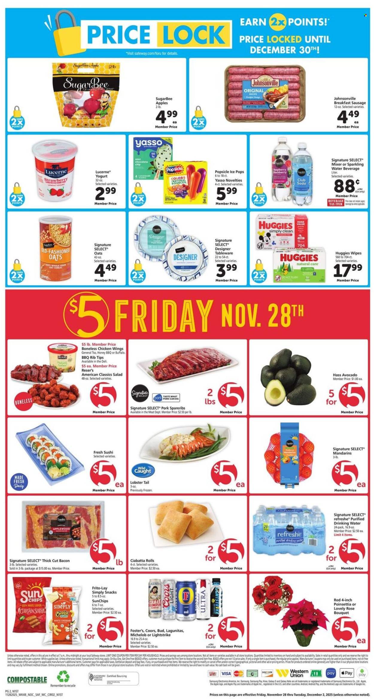 Safeway ad - 11/28/2025 - 12/02/2025. Page 2