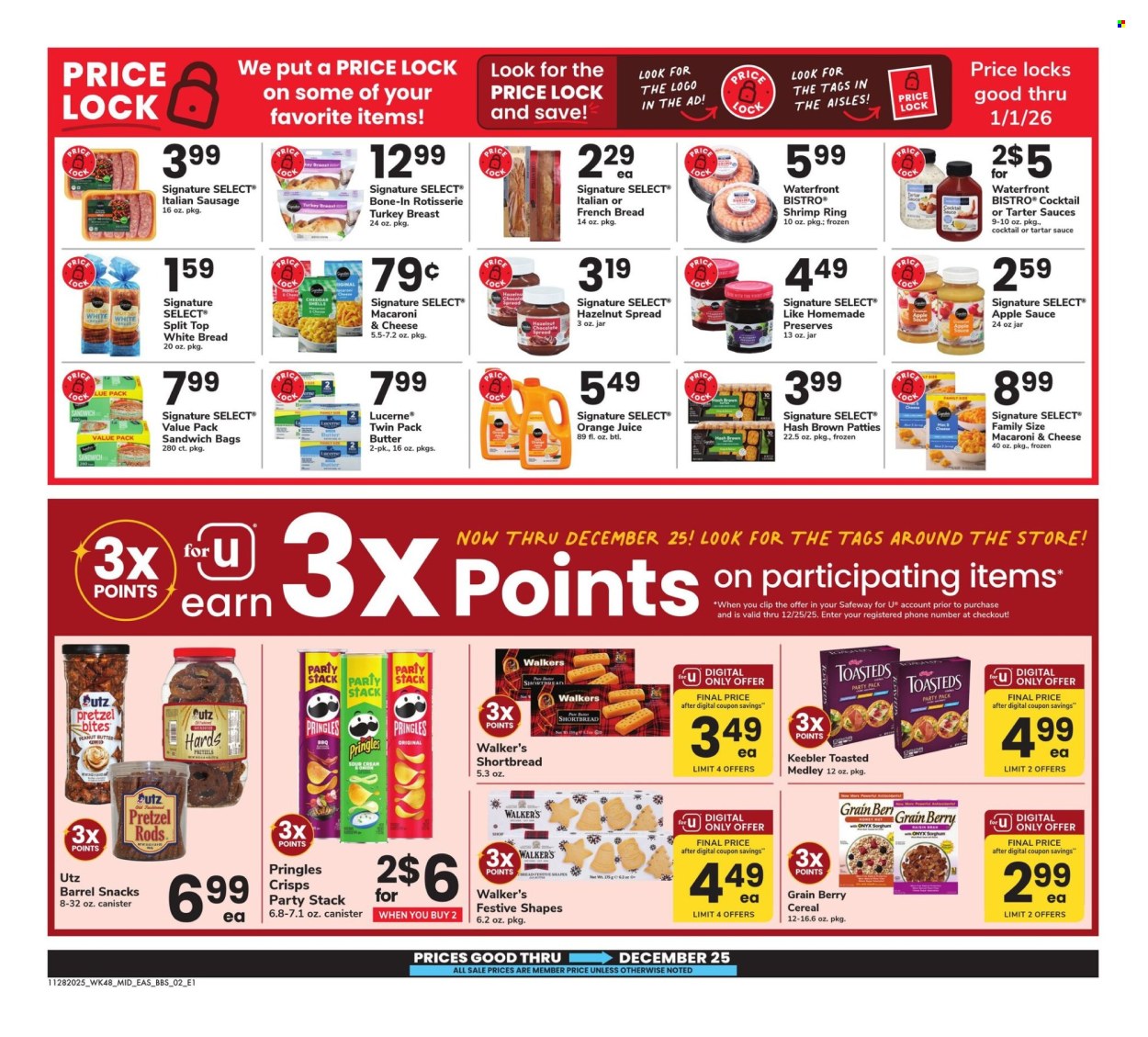 Safeway ad - 11/28/2025 - 12/25/2025. Page 2