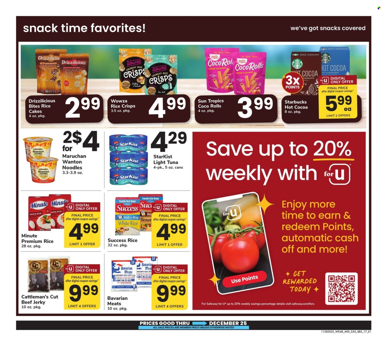 Safeway ad - 11/28/2025 - 12/25/2025. Page 17