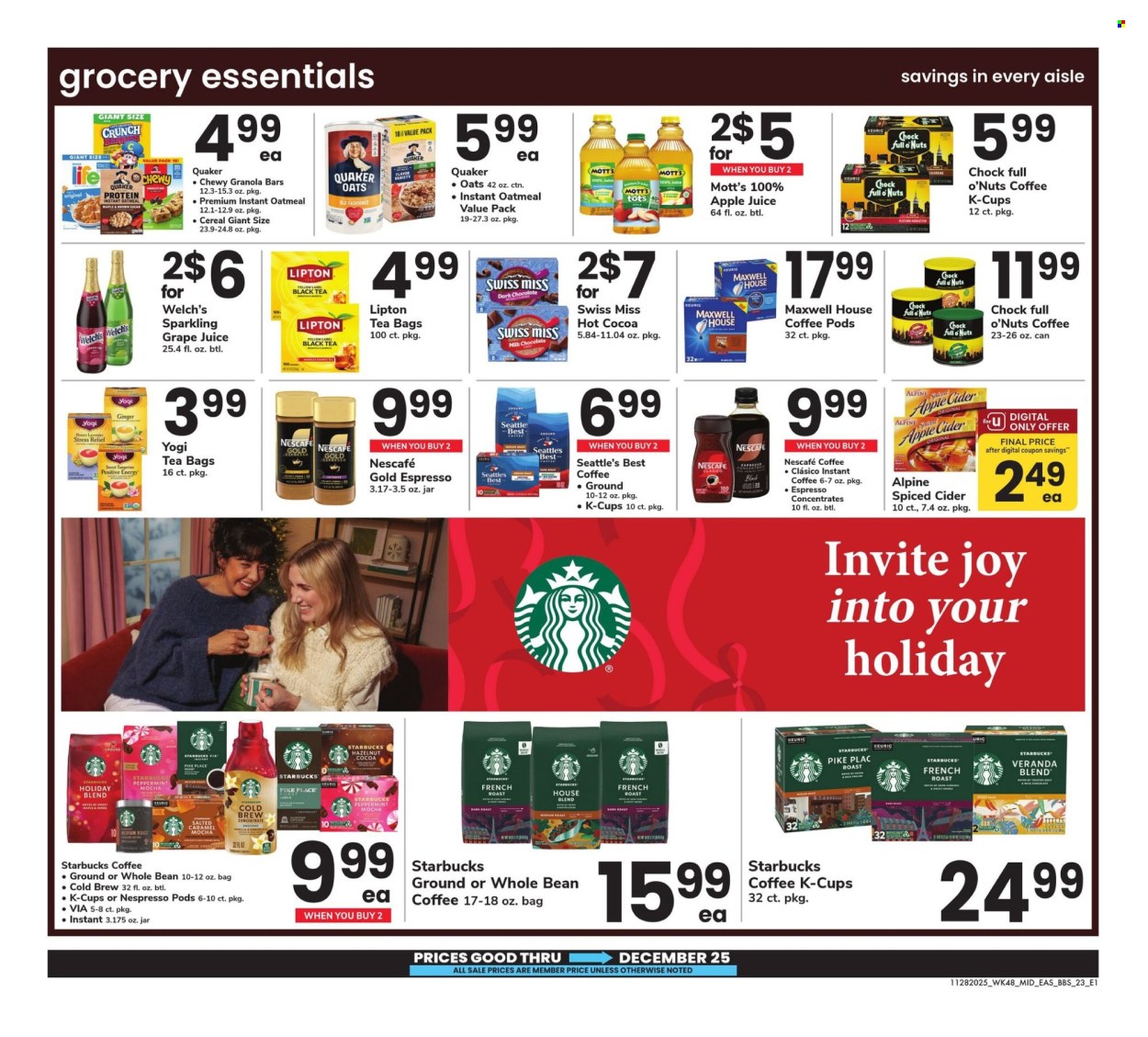 Safeway ad - 11/28/2025 - 12/25/2025. Page 23