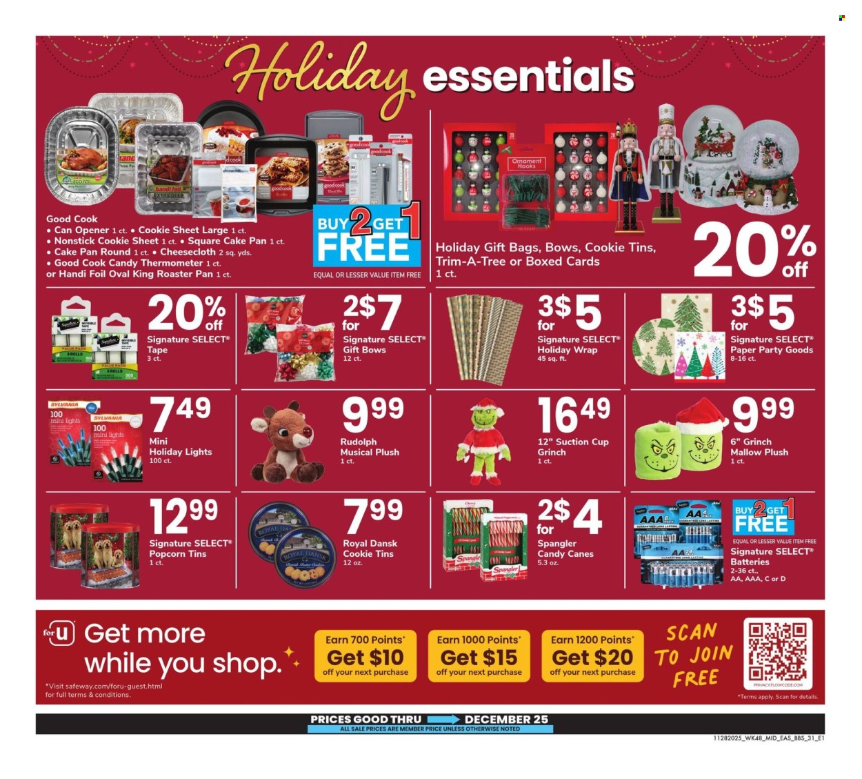 Safeway ad - 11/28/2025 - 12/25/2025. Page 31