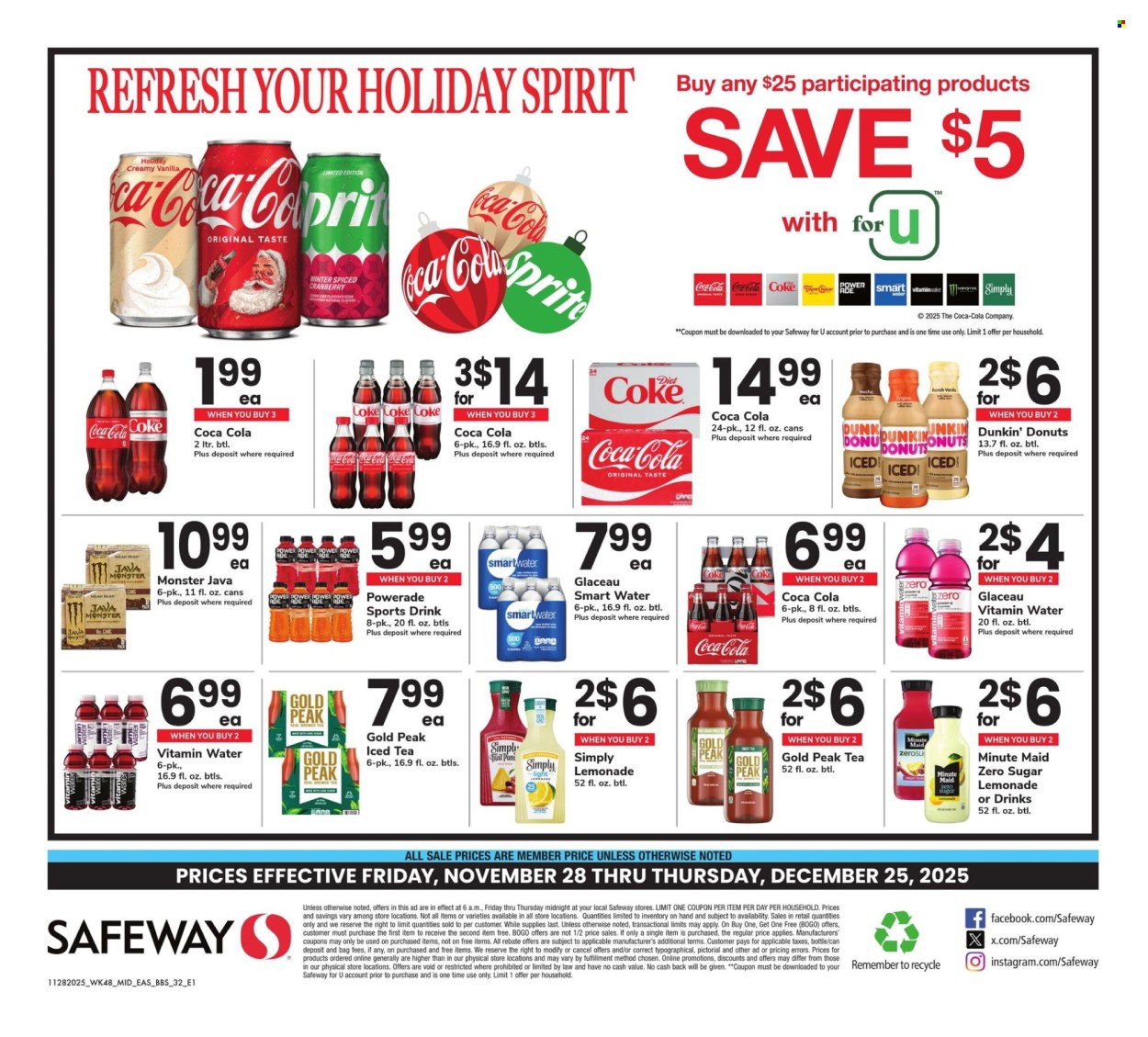 Safeway ad - 11/28/2025 - 12/25/2025. Page 32