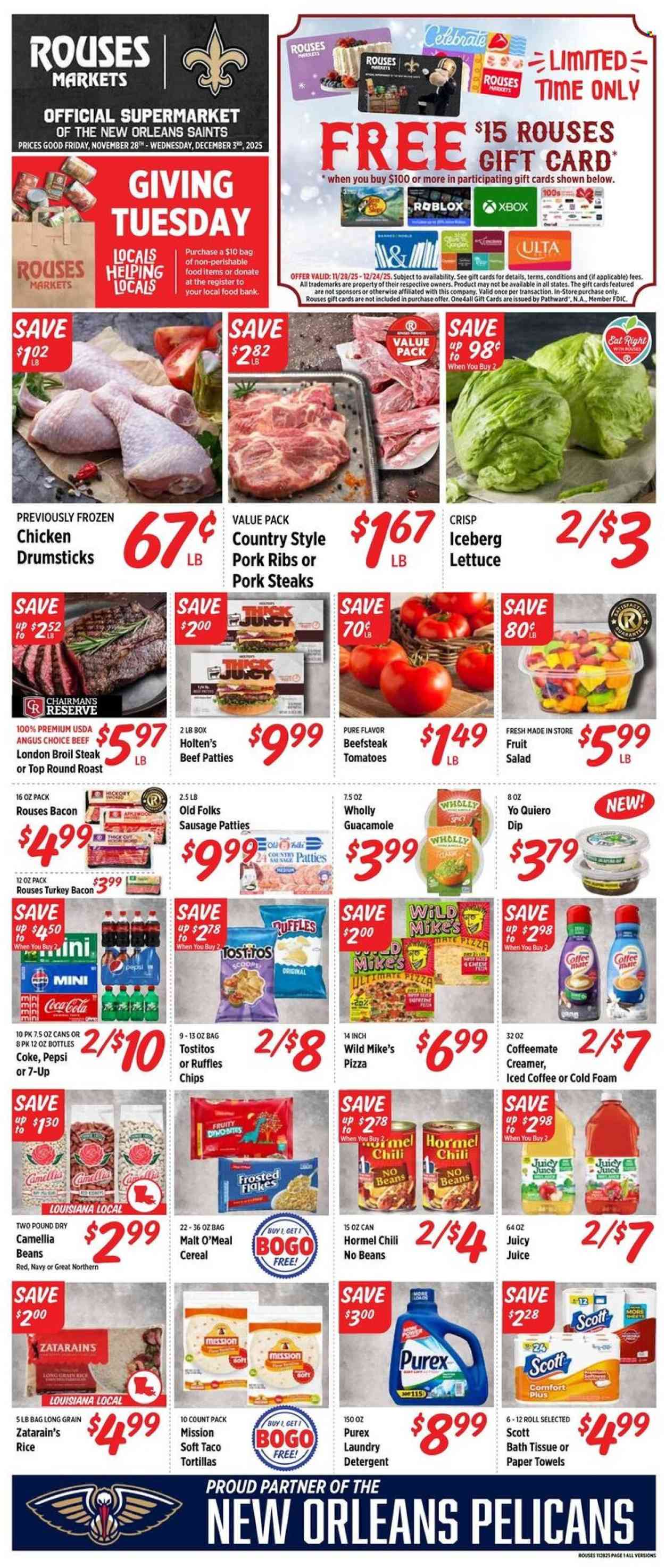 Rouses Markets ad - 11/28/2025 - 12/03/2025. Page 1