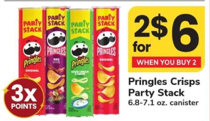 Pringles Crisps Party Stack