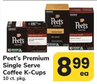 Peet’s Premium Single Serve Coffee K-Cups