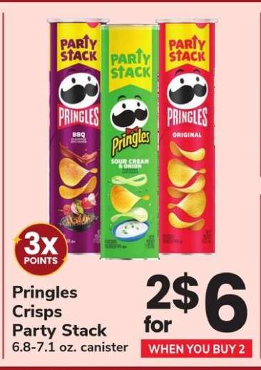 Pringles Crisps Party Stack