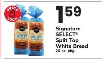Signature SELECT® Split Top White Bread
