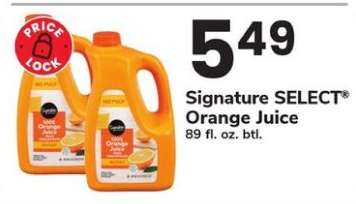 Signature Select Orange Juice
