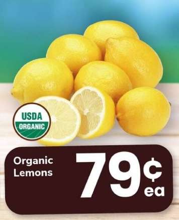 Organic Lemons