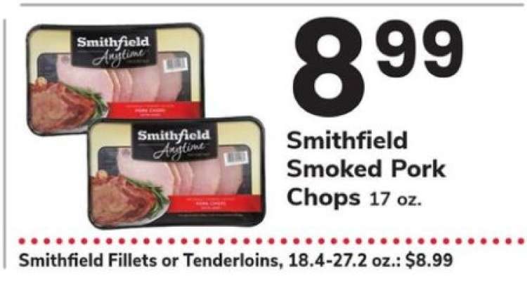 Smithfield Smoked Pork Chops