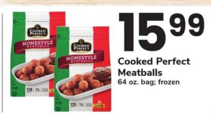 Cooked Perfect Meatballs