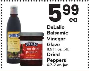 DeLallo Balsamic Vinegar Glaze / Dried Peppers