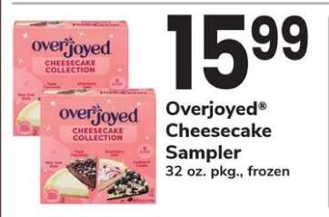 overjoyed Cheesecake Sampler