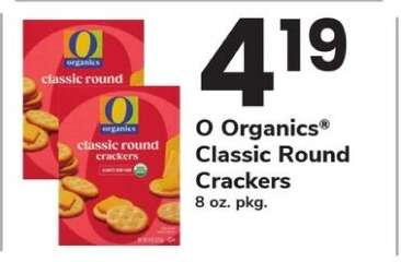 O Organics Classic Round Crackers