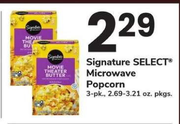 Signature Select Microwave Popcorn