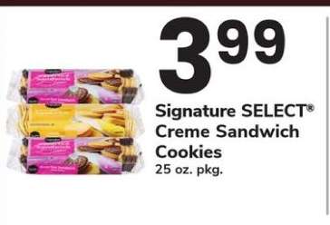 Signature SELECT Crème Sandwich Cookies
