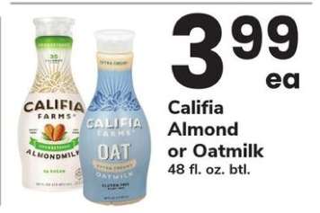 Califia Almond or Oatmilk
