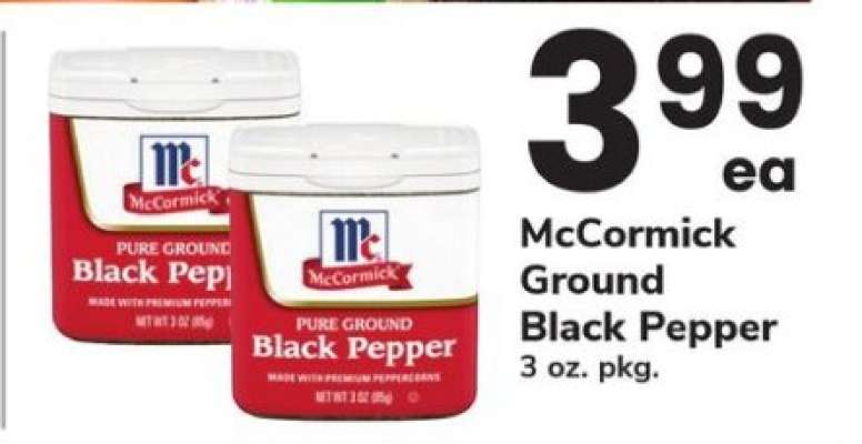 McCormick Ground Black Pepper