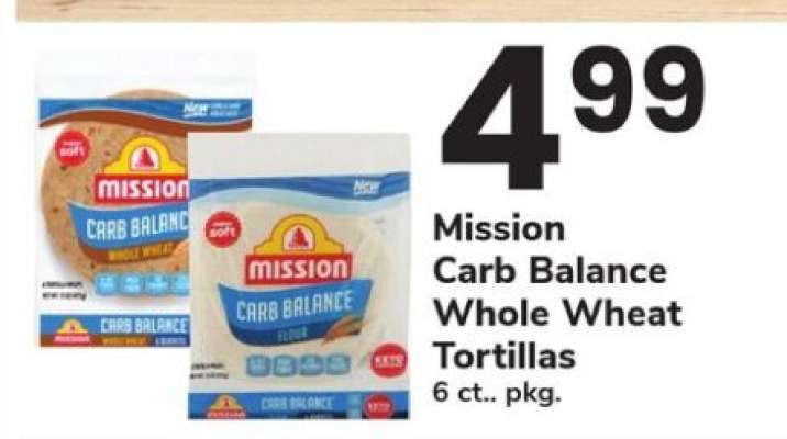 Mission Carb Balance Whole Wheat Tortillas