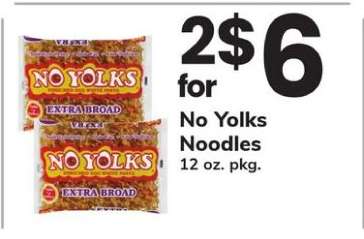 No Yolks noodles