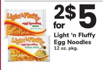 Light 'n Fluffy Egg Noodles
