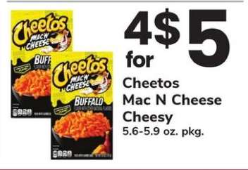 Cheetos Mac'N Cheese Cheesy