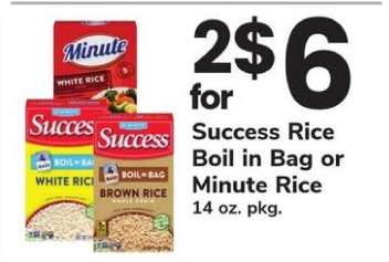 Success Rice Boil in Bag or Minute Rice