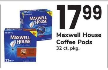 Maxwell House Coffee Pods