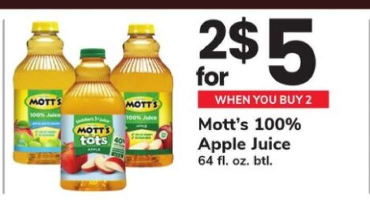 Mott's 100% Apple Juice