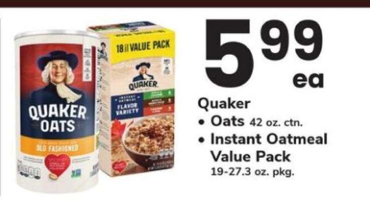 Quaker Oats & Instant Oatmeal Value Pack