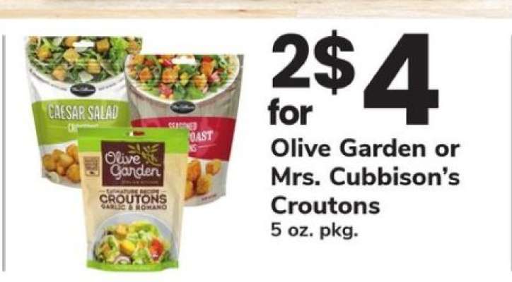 Olive Garden or Mrs. Cubbison’s Croutons