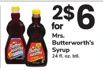 Mrs. Butterworth's Syrup