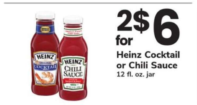 Heinz Cocktail or Chili Sauce