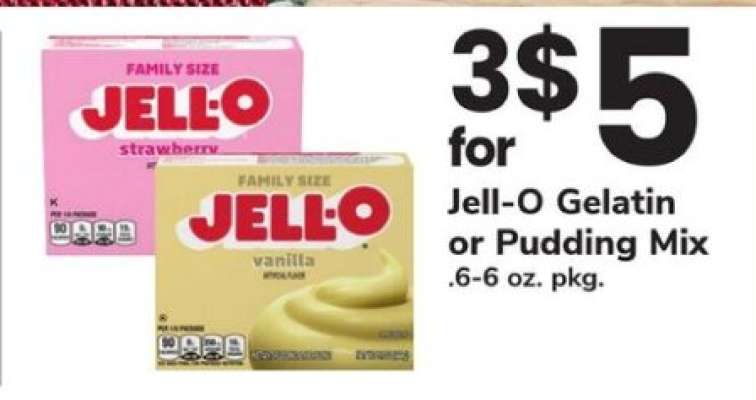 Jell-O Gelatin or Pudding Mix