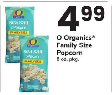 O Organics Family Size Popcorn