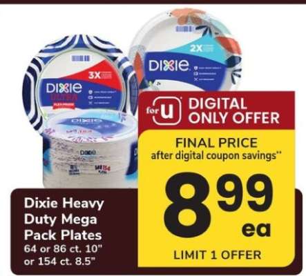 Dixie Heavy Duty Mega Pack Plates