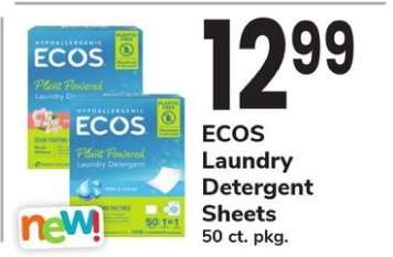 ECOS Laundry Detergent Sheets