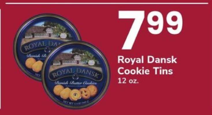 Royal Dansk Cookie Tins