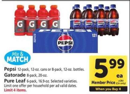 Pepsi, Gatorade, Pure Leaf