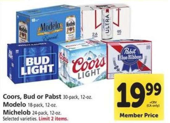 Coors, Bud or Pabst