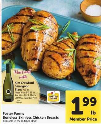 Foster Farms Boneless Skinless Chicken Breasts