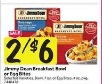 Jimmy Dean Breakfast Bowl or Egg Bites