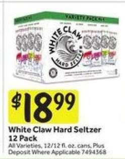 White Claw Hard Seltzer 12 Pack