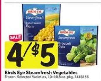 Birds Eye Steamfresh Vegetables