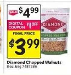 Diamond Chopped Walnuts