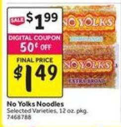 No Yolks noodles