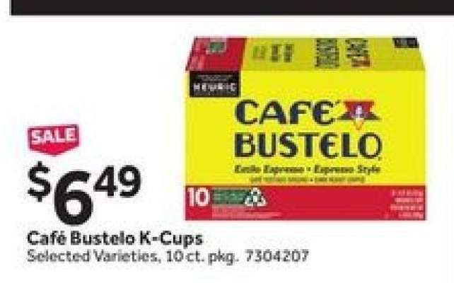 CAFÉ BUSTELO K-CUPS
