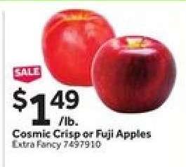 Cosmic Crisp or Fuji Apples