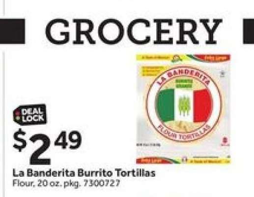 La Banderita Burrito Tortillas
